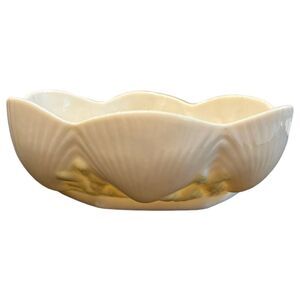 Vintage Belleek Porcelain Sea Shell Candy/Nut/Bon Bon Dish Bowl~7th Brown Mark